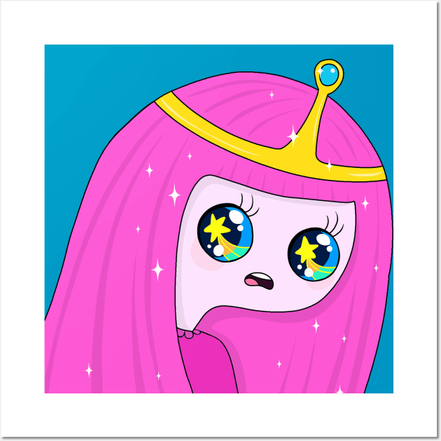 Princess Bubblegum Wall Art by valentinahramov